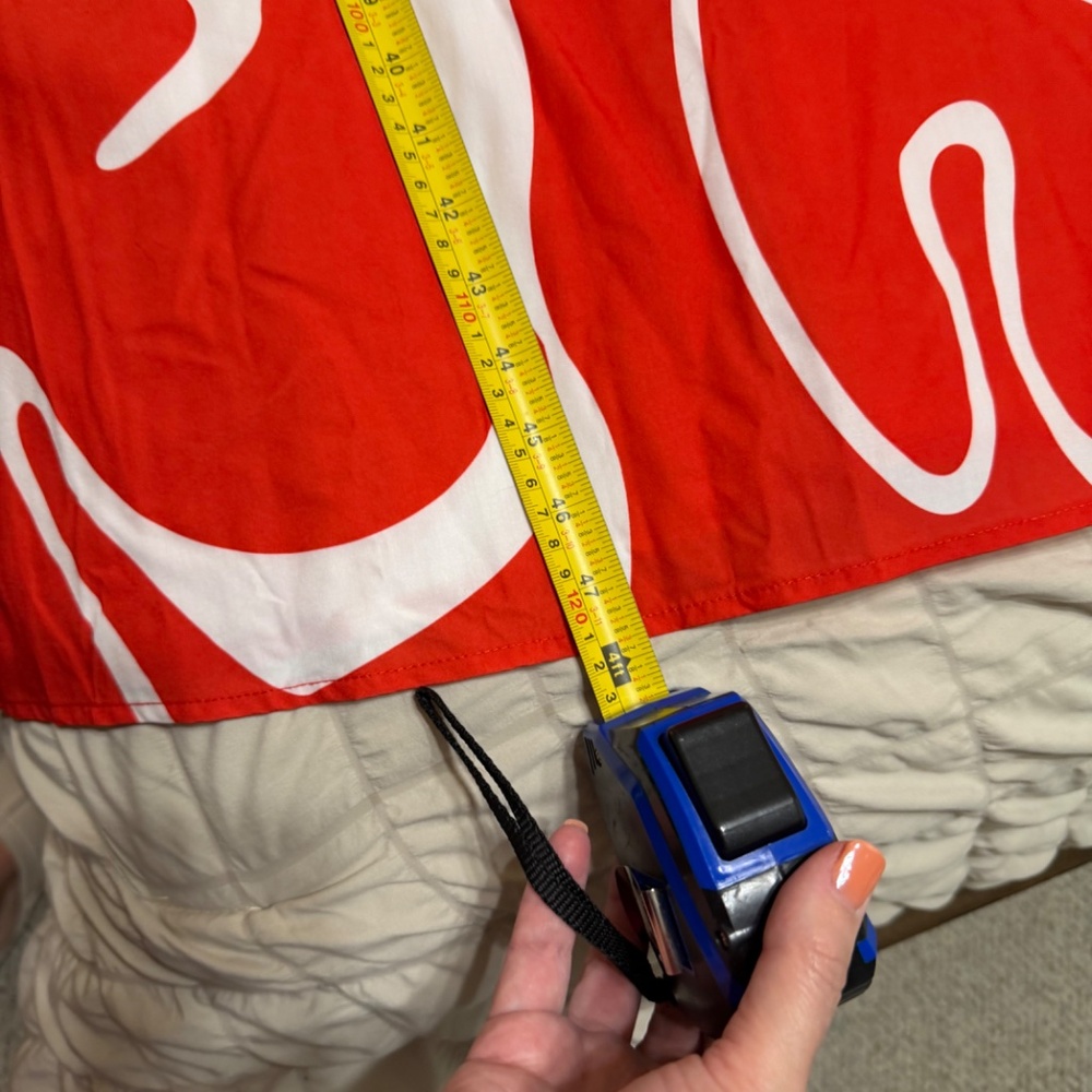 COMMENSE PRINTED BACK TIE DETAIL DRESS SIZE M - Picture 9 of 10